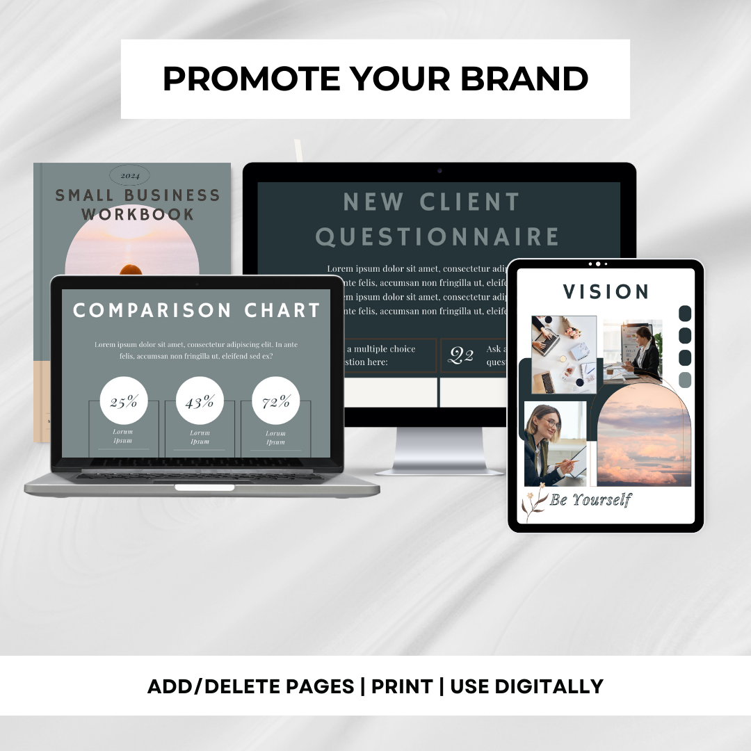 Promote Your Brand Page, Add or Delete Pages, Print, Use Digitally